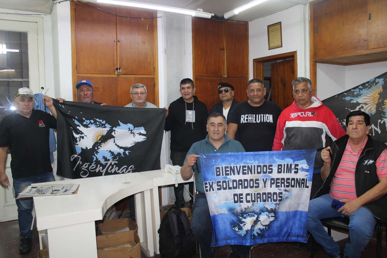 Integrantes del BIM 5 se encuentran reunidos en Gualeguay