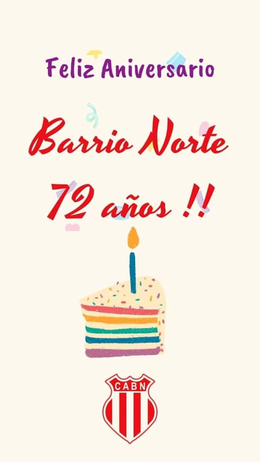 En la fecha cumple 72 años el Club Atlético Barrio Norte