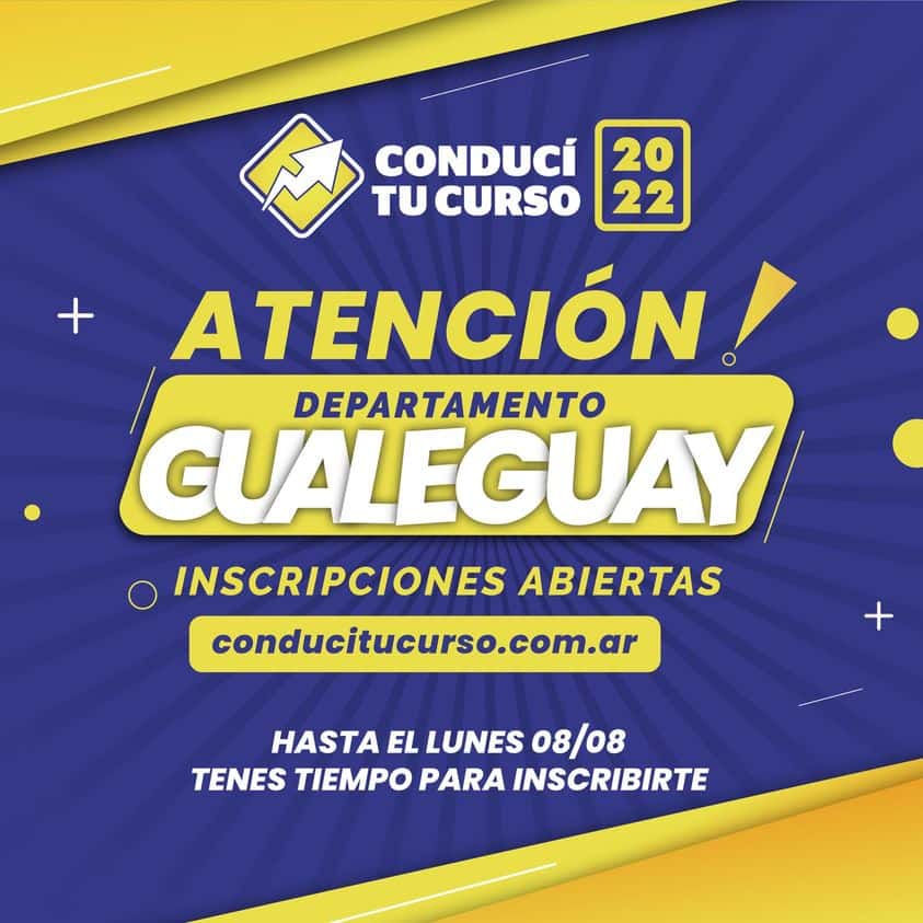 El programa “Conducí Tu Curso” llega a Gualeguay