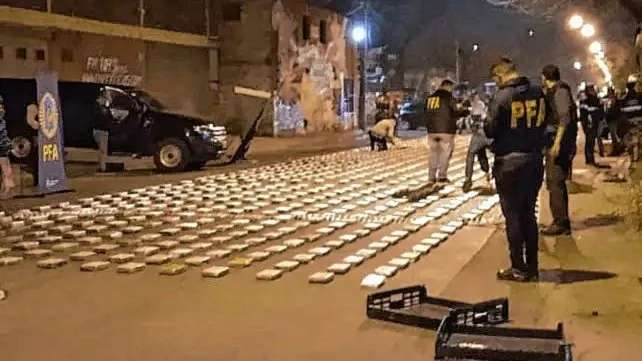 Secuestran 1500 kilos de cocaína en Entre Ríos y Santa Fé