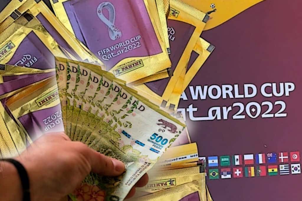Las figuritas de Qatar 2022 son un 1000% más caras en relación al último mundial