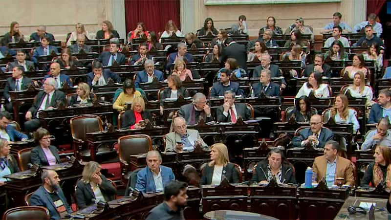 El bloque PRO votó la resolución y abandonó el recinto de la Cámara de Diputados