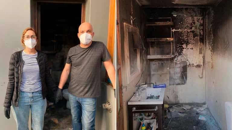 El dramático momento que vivió el chef Santiago Giorgini: se incendió su casa mientras dormía