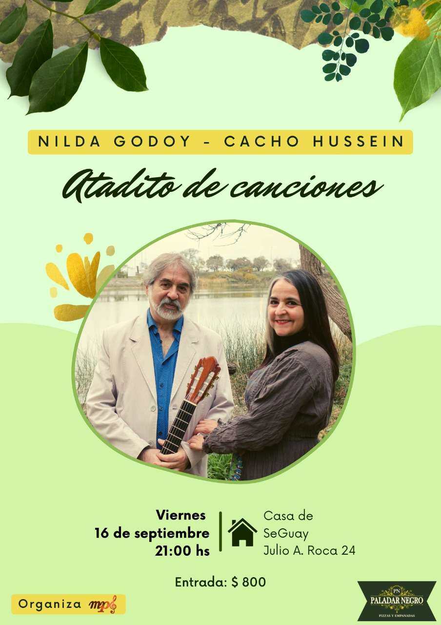Nilda Godoy y Cacho Houssein se presentarán en SeGuay