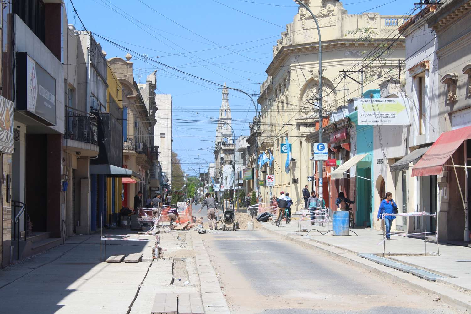 Casiano Otaegui: “La idea es tener finalizada la semi peatonal a fines de noviembre”