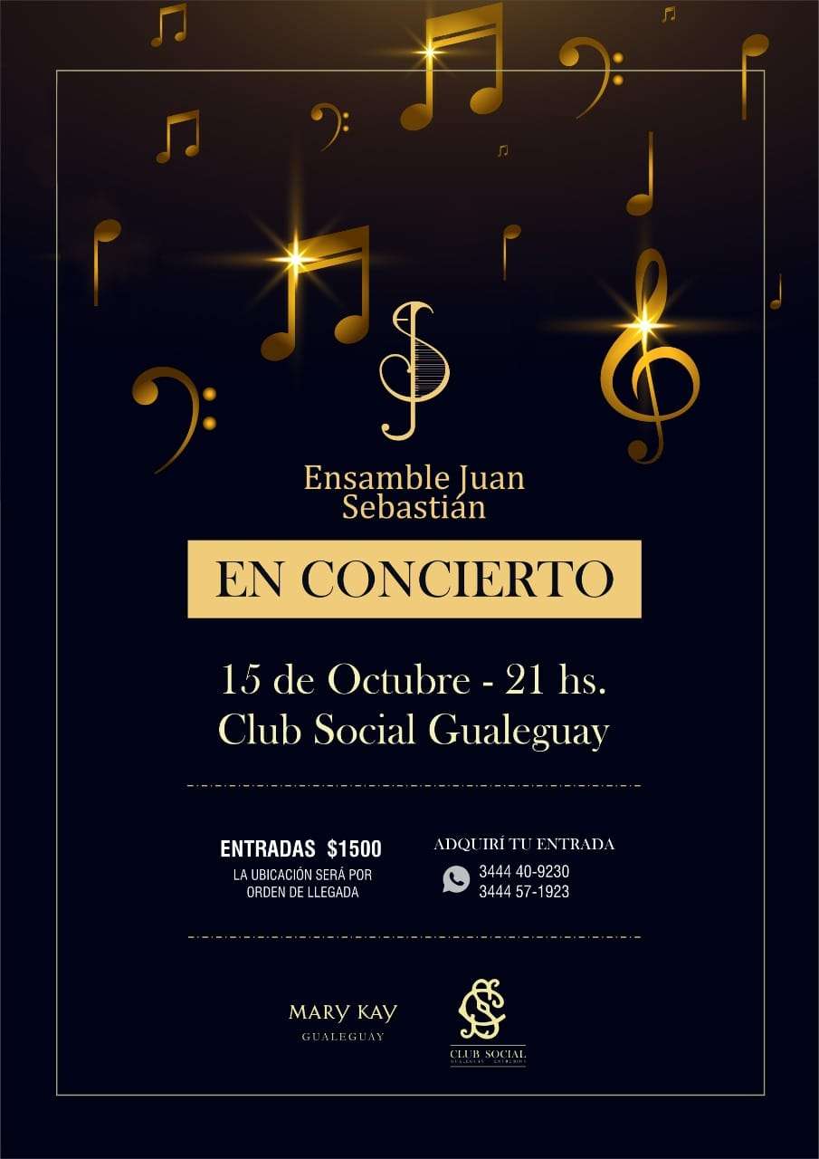 Se acerca el concierto del Ensamble Juan Sebastián