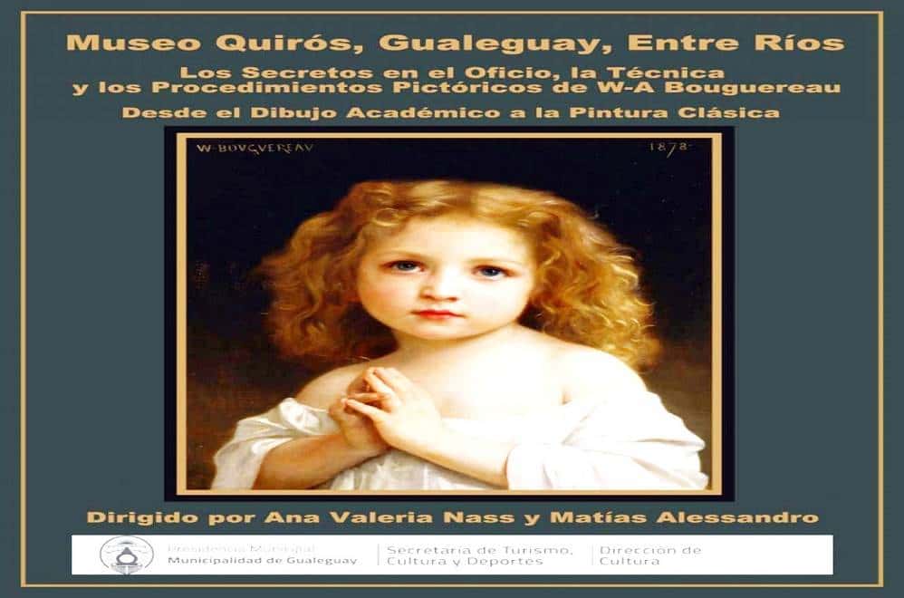 Gualeguay: realizarán un workshop en torno a la Obra de William-Adolphe Bouguereau