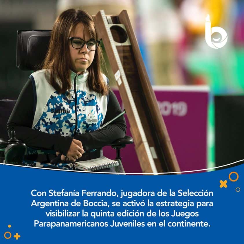 Stefania Ferrando es embajadora de los Juegos Parapanamericanos Juveniles Bogotá