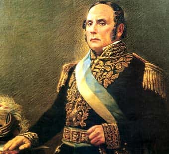 Homenaje al 1er Presidente de la República Argentina, General Justo José de Urquiza