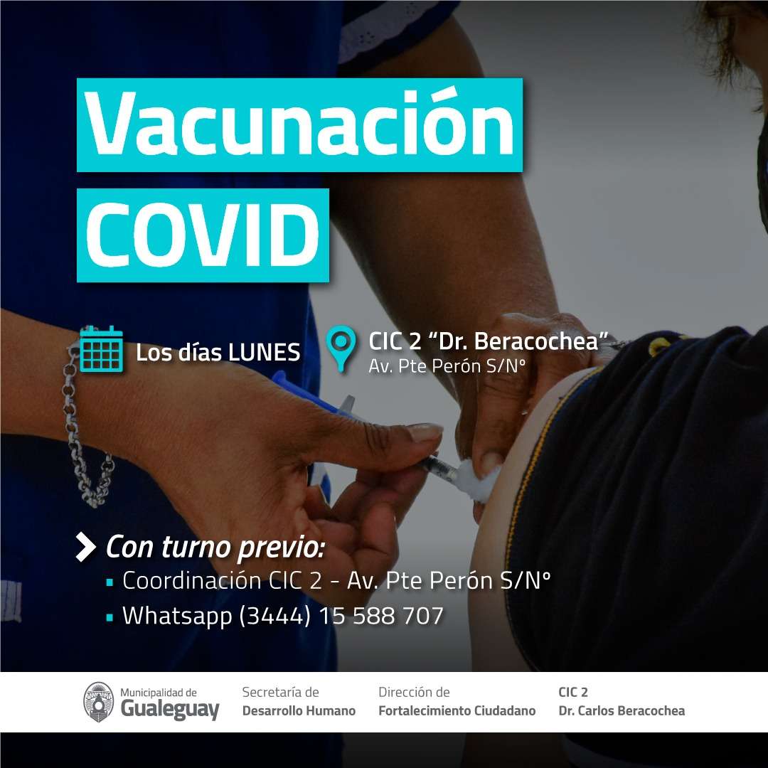 Vacunación Covid en el CIC 2