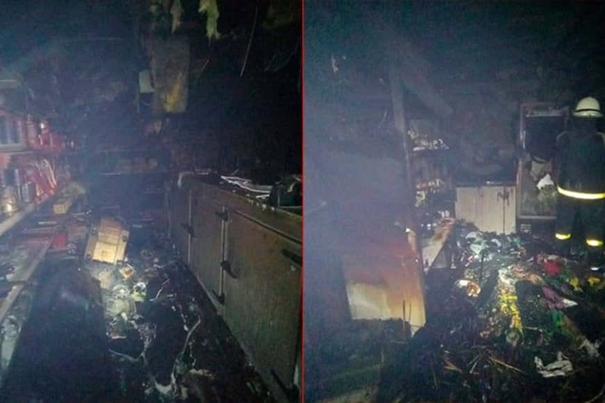 Gualeguay: Incendio destruyó una fiambrería y su dueña debió ser atendida por personal médico