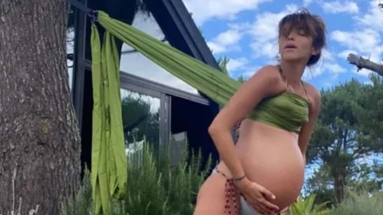 Las prácticas preparto milenarias de Calu Rivero en su séptimo mes de embarazo