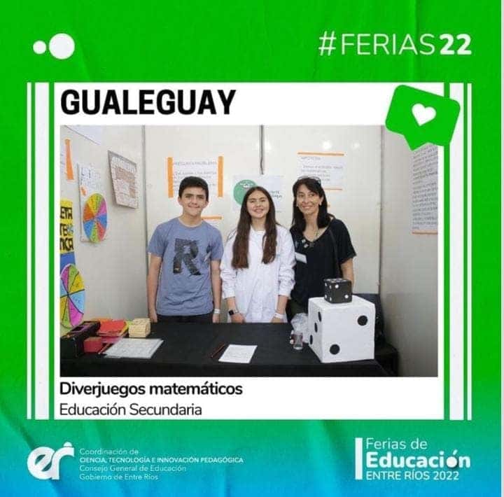 Ferias de Educación: tres proyectos de Gualeguay participan