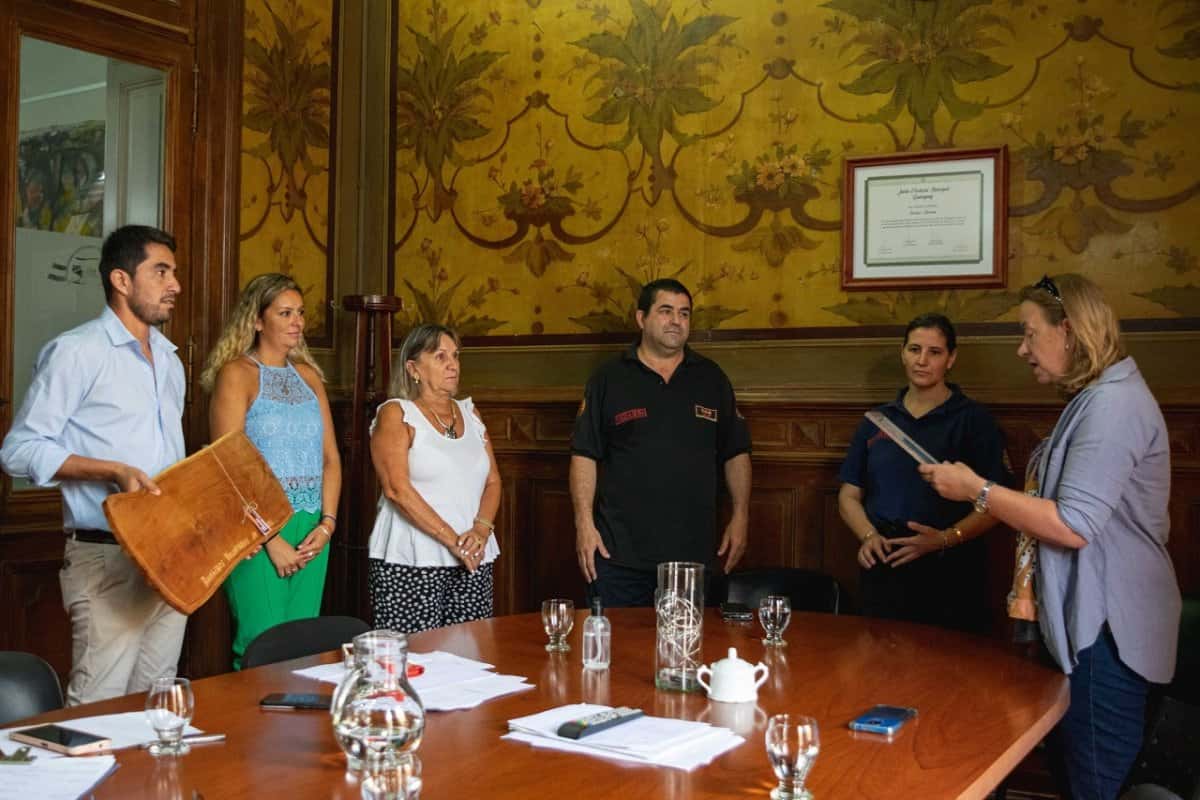 La municipalidad de Gualeguay reconoció al Cuartel de Bomberos de Ceibas