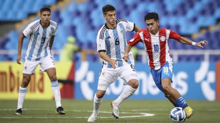 La Selección Argentina perdió con Paraguay en su debut por el Sudamericano Sub 20
