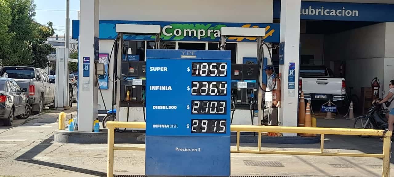 YPF también aumentó 4% los combustibles:Los nuevos valores en Gualeguay