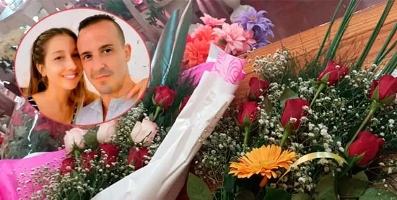Nahir Galarza recibió flores de un italiano por el Día de San Valentín