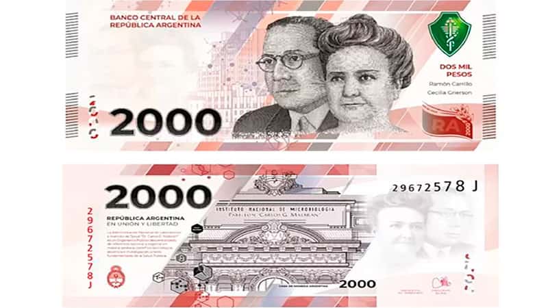 Nuevo billete de 2.000 pesos: cuándo empezaría a circular
