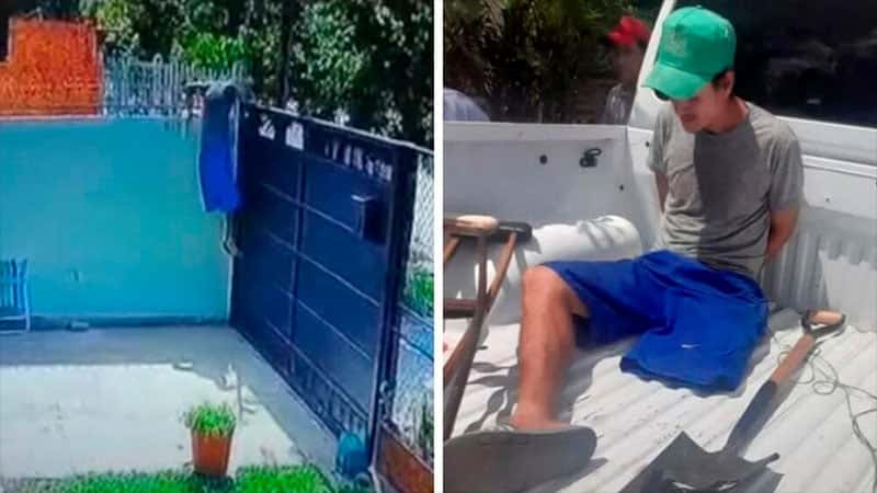 Video: detuvieron al ladrón que le falta una pierna y lo llaman "Resortín"