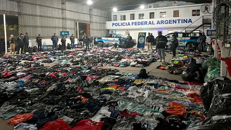 Secuestran mercadería falsificada por $120 millones tras operativo en Entre Ríos