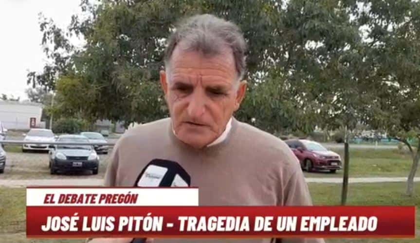 José Luis Pitón - tragedia de un empleado