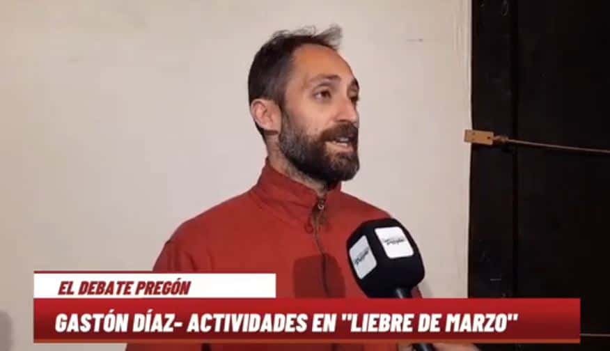 Gastón Díaz – Actividades en “Liebre de Marzo”