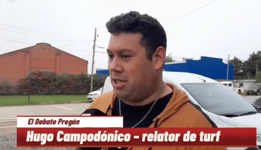 Hugo Campodónico – relator de turf