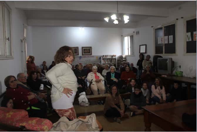AGMER: Grupo de Teatro “Atrévete” actuó en el Asilo de Ancianos