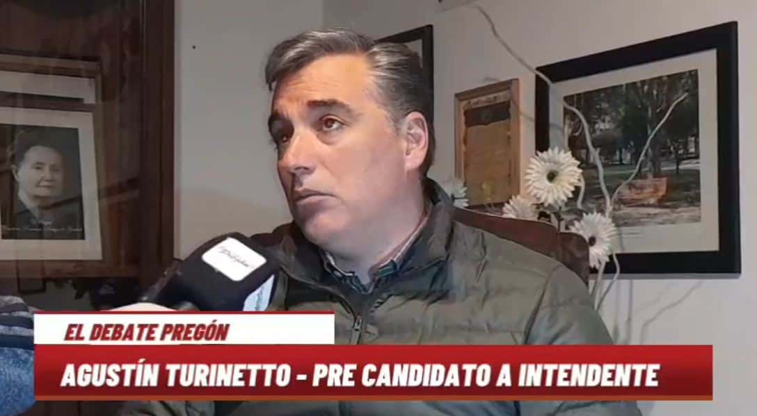 Agustín Turinetto pre candidato a intendente