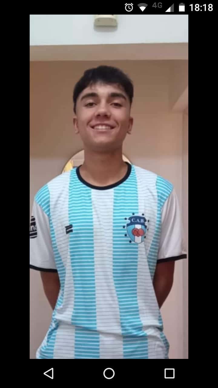 Franco De Zán entrena con la Selección Argentina Sub-18
