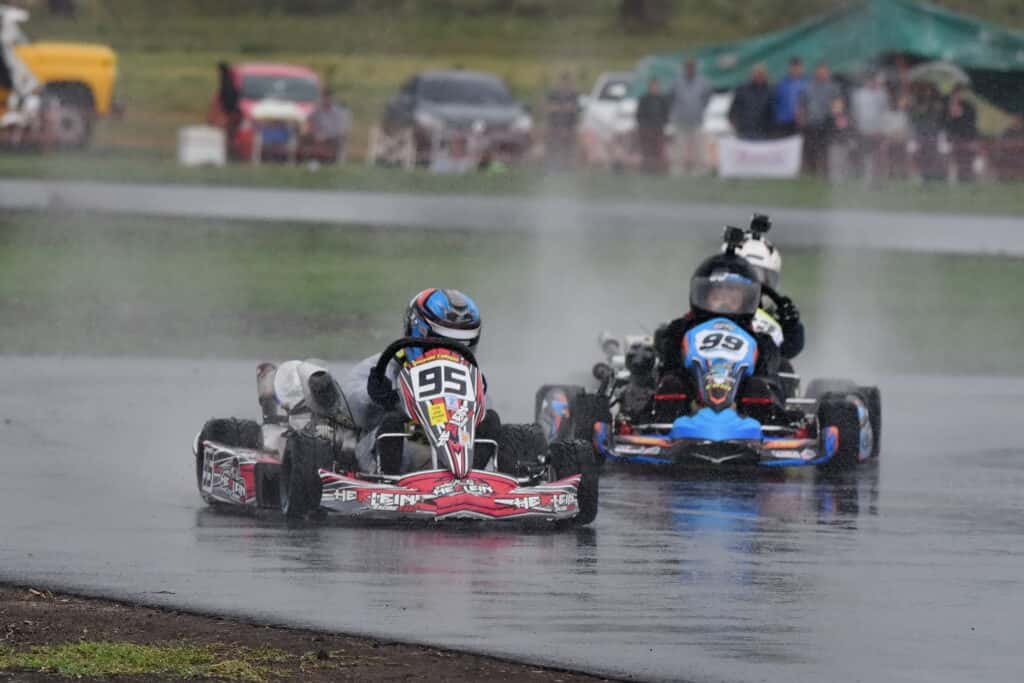 Karting Entrerriano: Grandes carreras bajo la lluvia en La Paz
