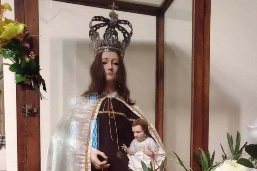 Nogoyá: desapareció una de las coronas de la virgen de la Basílica