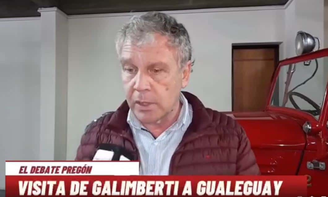 Visita de Galimberti a Gualeguay