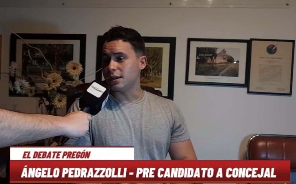 Ángelo Pedrazzoli: Pre candidato a concejal por “Juntos por el Desarrollo”,