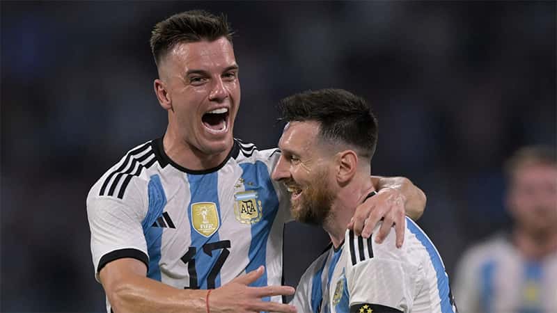 Lo Celso y una anécdota en pleno Mundial: "Mi mujer rompió bolsa con el gol de Messi"