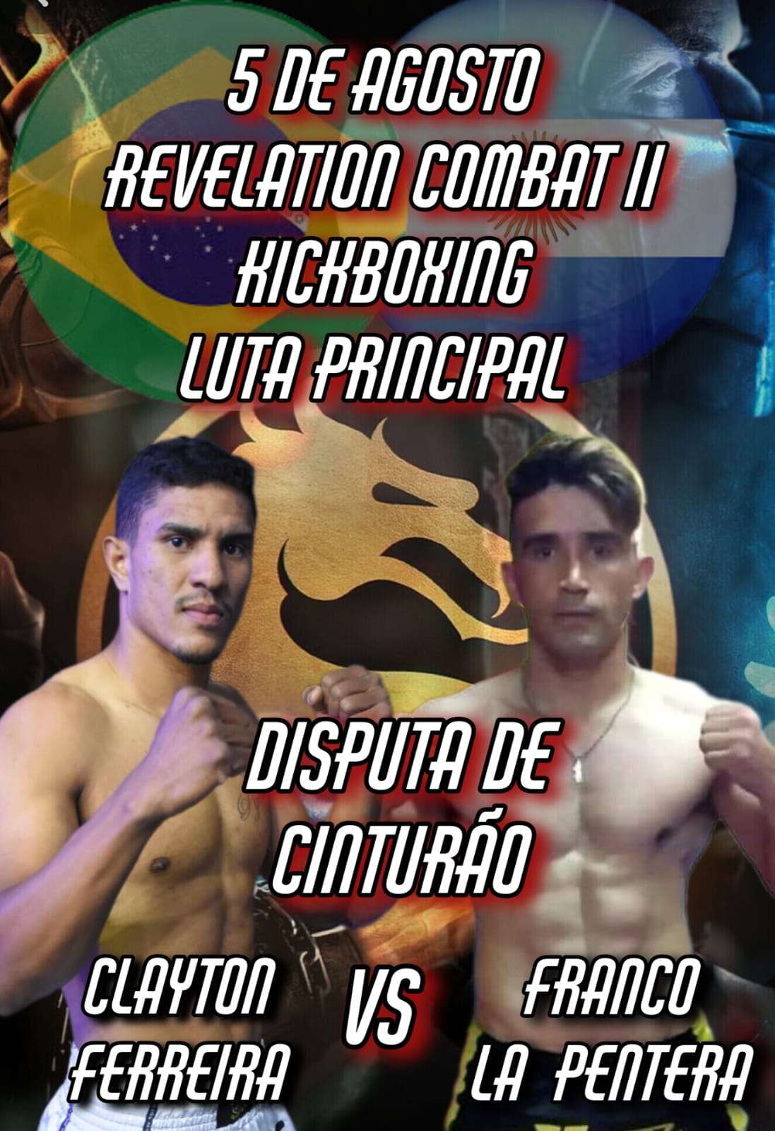 Franco Barreto estará combatiendo en la pelea estelar de la noche en Artigas, Brasil.