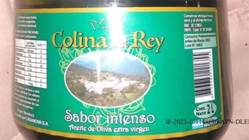 Prohibieron la elaboración y venta de un aceite de oliva