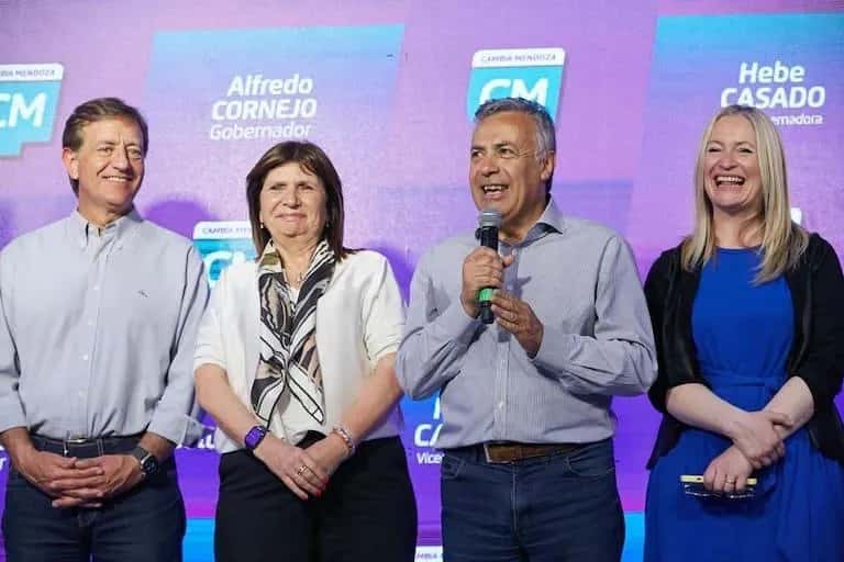 Cornejo celebró su triunfo en Mendoza