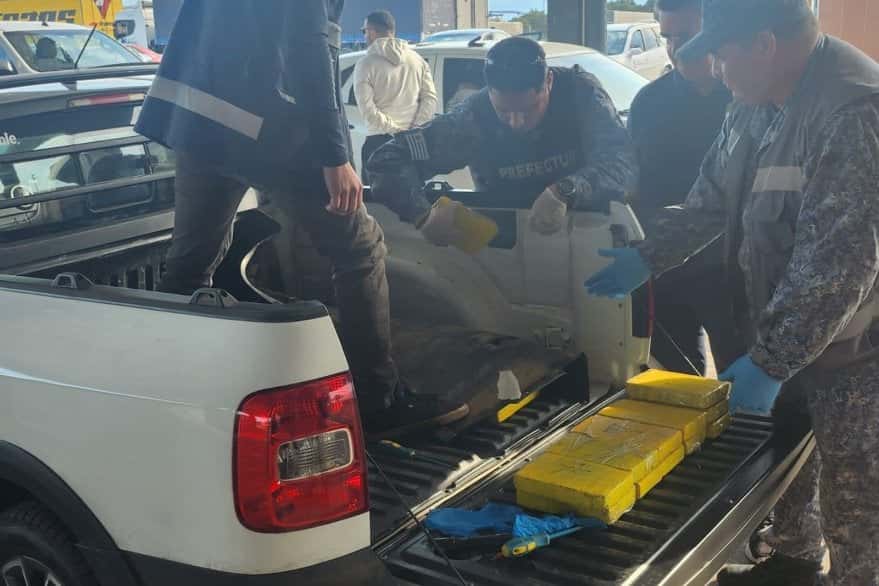 Un detalle permitió descubrir el cargamento de 68 kilos de cocaína en la frontera