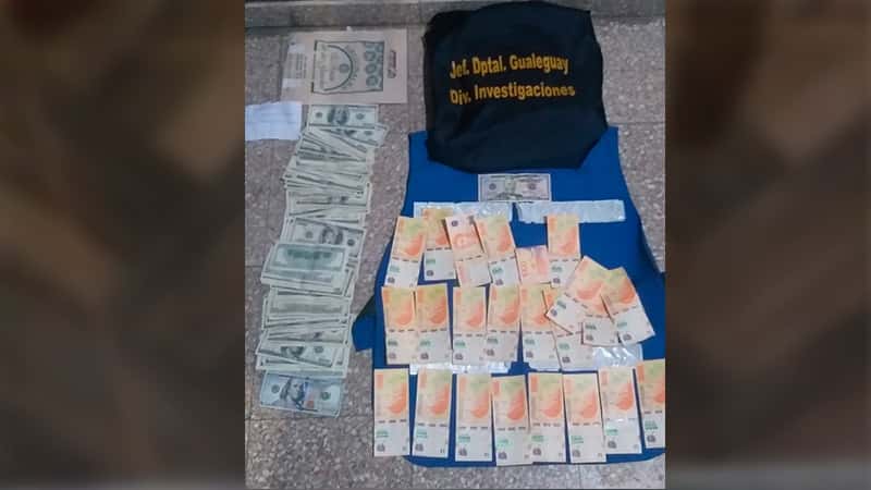 Vecino de Gualeguay fue estafado con el “cuento del tío” y entregó 16.000 dólares: Hay dos detenidos y se recuperó el dinero