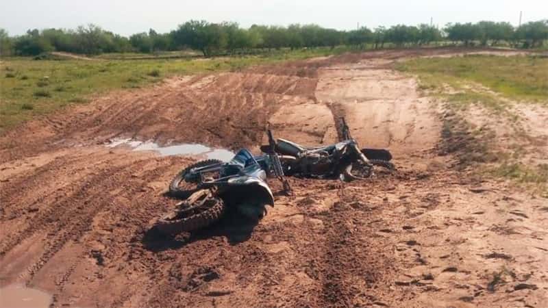 Victoria: motociclista sufrió graves lesiones al chocar en un circuito de motos