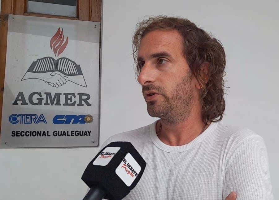 Amílcar Maye: “En Gualeguay el paro docente tuvo un acatamiento del 95 por ciento”