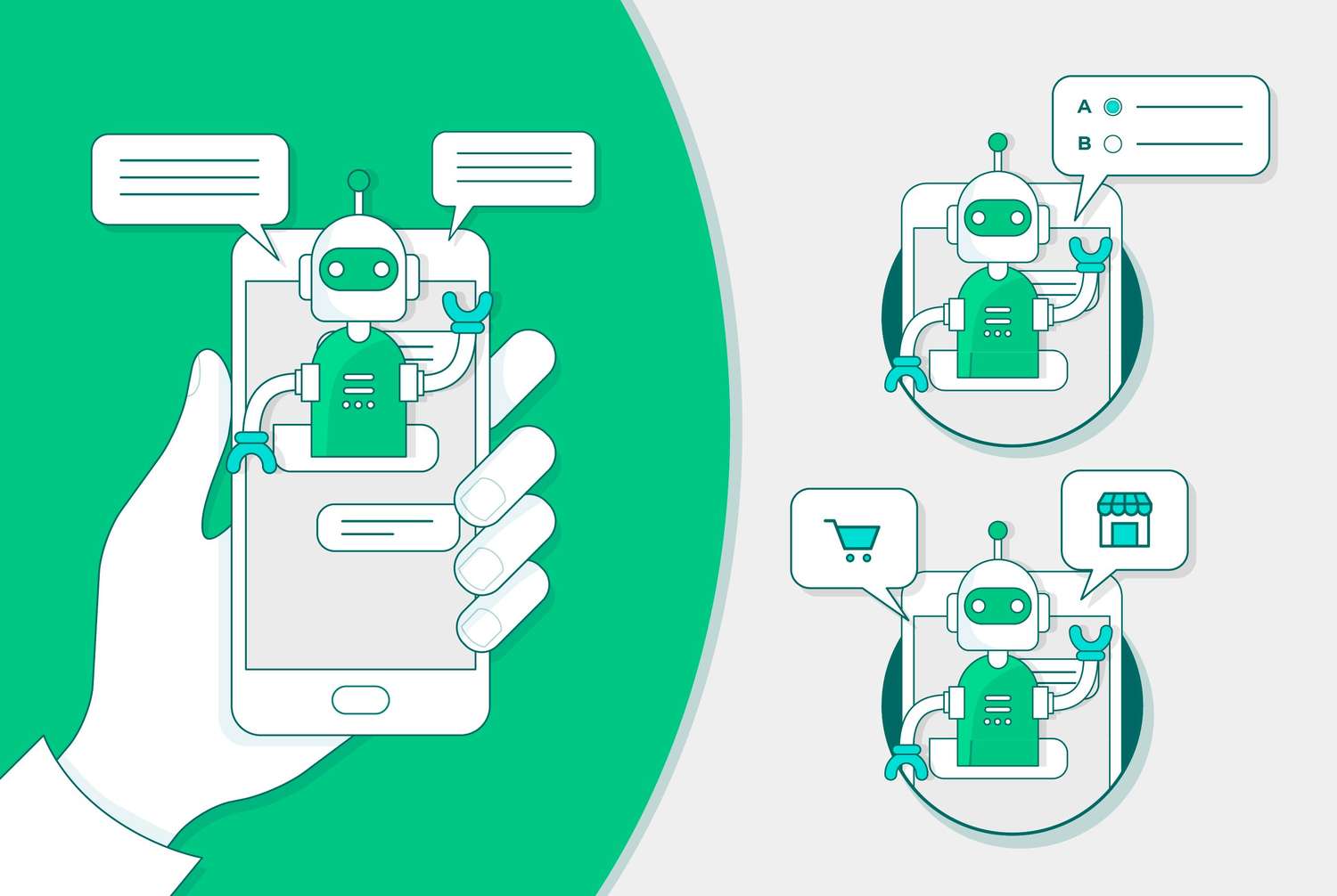Nuevo chatbot de WhatsApp con inteligencia artificial en pantalla de inicio