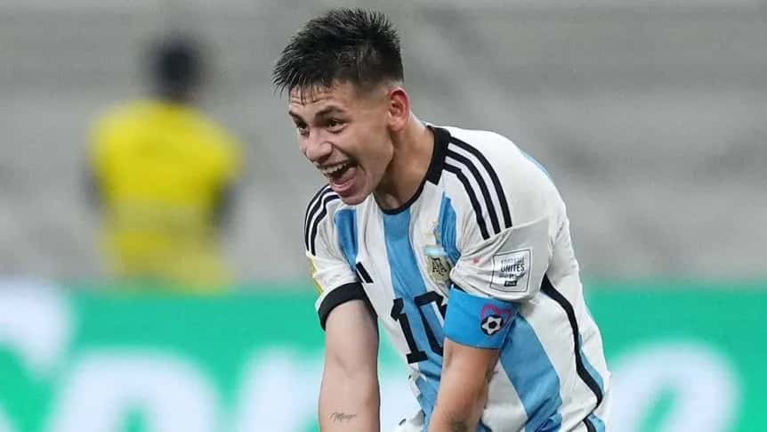 Hat-trick de Claudio Echeverri: Argentina eliminó a Brasil y es semifinalista del Mundial Sub 17
