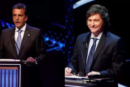 El Debate: Massa y Milei cruzaron golpes en un picante debate presidencial