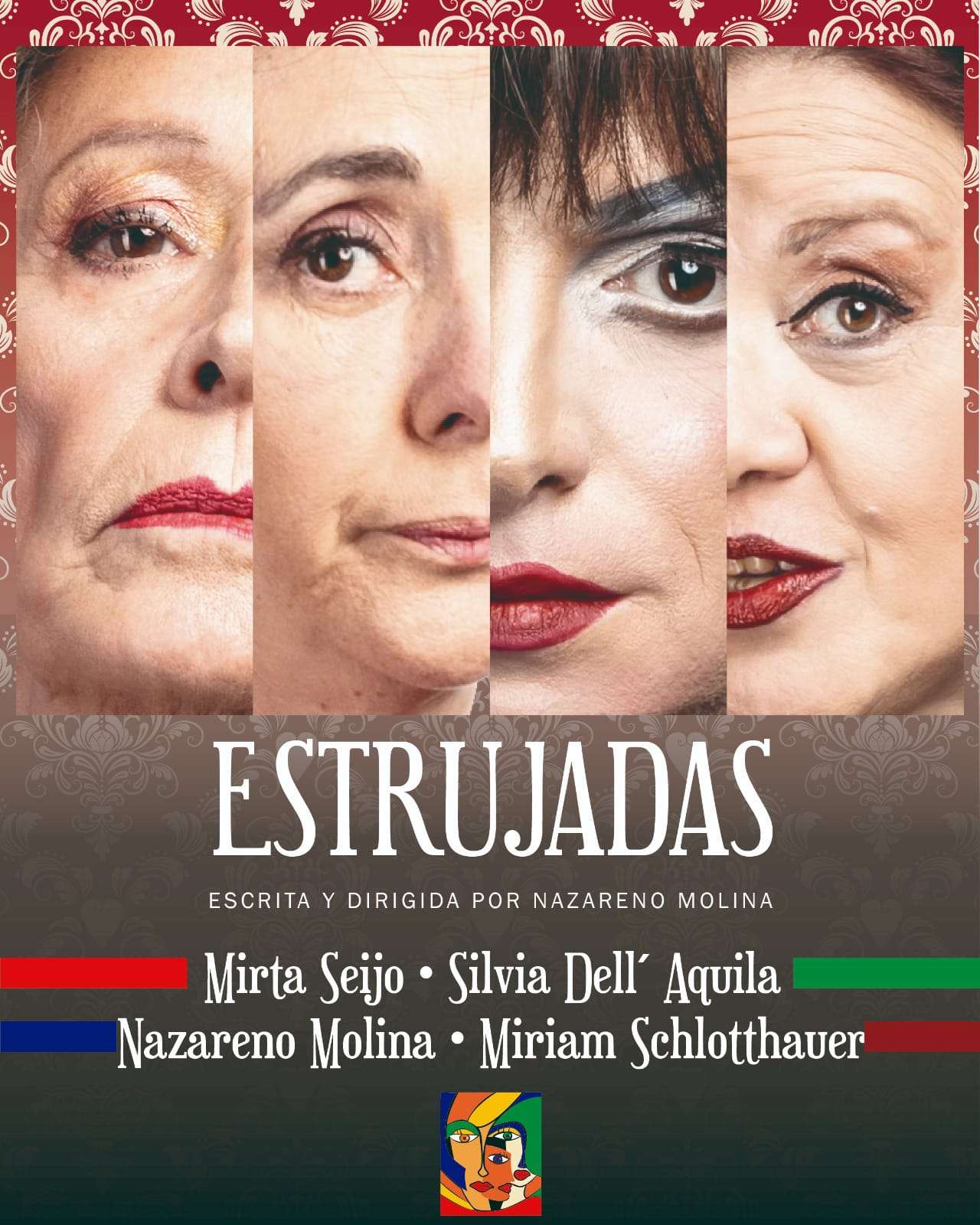 Teatro Italia, sábado 4, 21 hs. Se presentará la obra "ESTRUJADAS", de Nazareno Molina