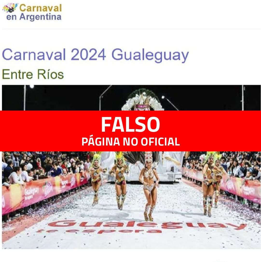 Gualeguay: La Secretaría de Turismo, Cultura y Deporte denunció una página falsa
