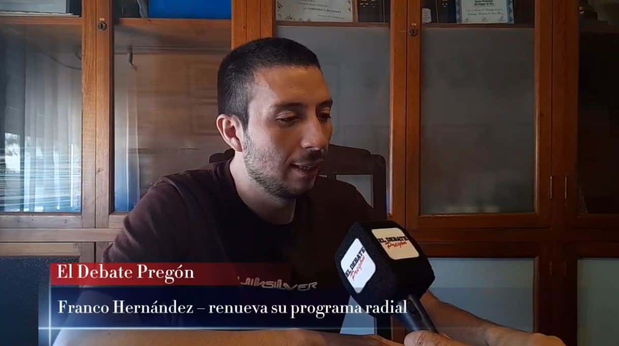 Franco Hernández – renueva su programa radial