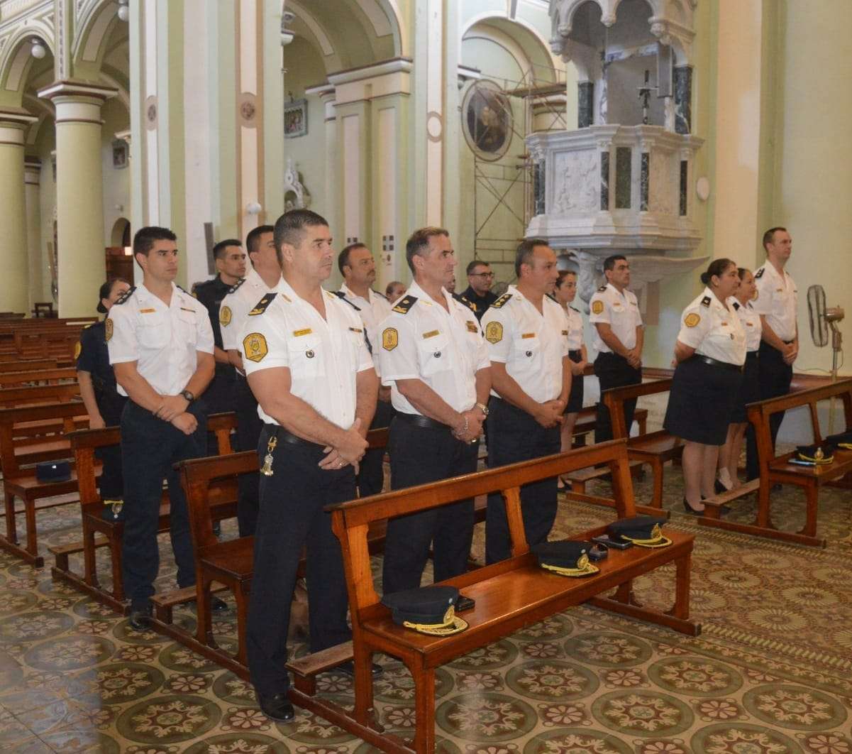 Policía Gualeguay participó de la misa por San Sebastián