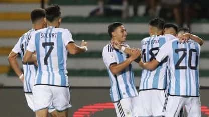 La Selección argentina Sub-23 goleó a Chile y se clasificó